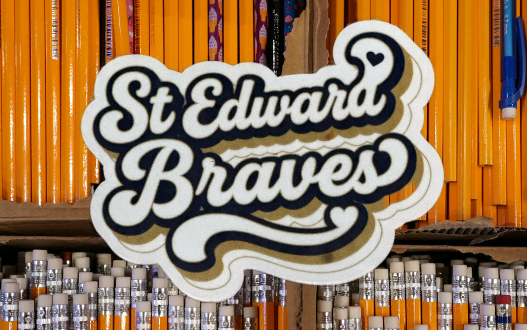 St. Edward 3” Vinyl Bottle Stickers