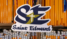 Load image into Gallery viewer, St Edward  4” Vinyl Back Window/Bottle Stickers
