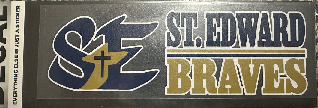 St. Edward Rear Window Decal