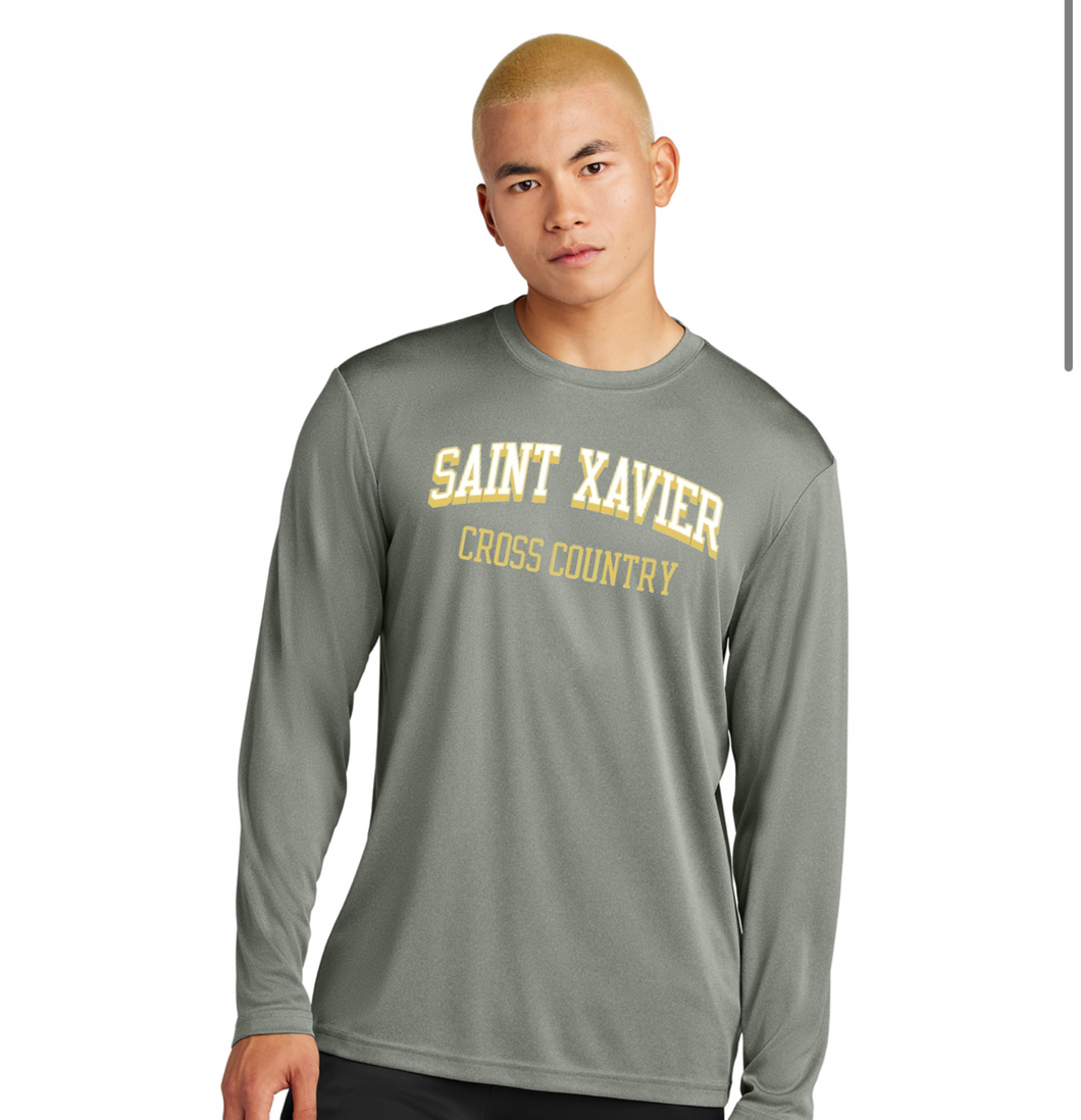 Gray Long Sleeve DriFit (multiple logos)