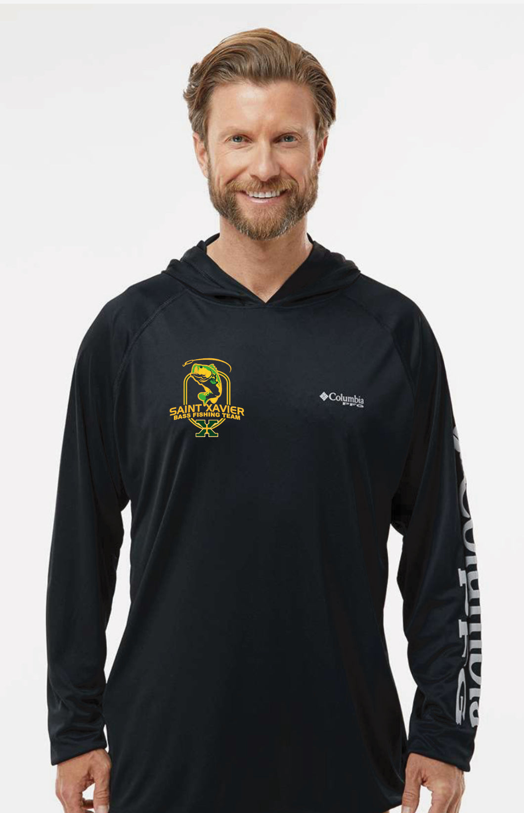 Columbia PFG Terminal Tackle Hooded Long Sleeve T Shirt