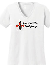 Load image into Gallery viewer, Ladybugs “Fleur Di Lis” V- Neck
