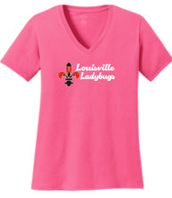 Load image into Gallery viewer, Ladybugs “Fleur Di Lis” V- Neck
