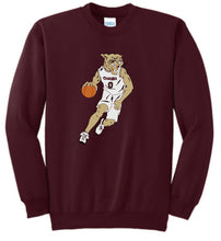 Load image into Gallery viewer, Holy Cross Girls Basketball Crewneck Sweatshirt - SELECT A LOGO
