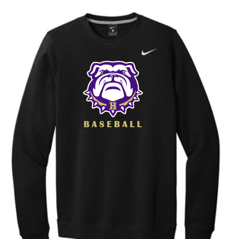 Male Baseball Nike Crewneck Sweatshirt - SELECT A LOGO