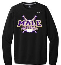 Load image into Gallery viewer, Male Baseball Nike Crewneck Sweatshirt - SELECT A LOGO
