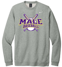 Load image into Gallery viewer, Male Baseball Nike Crewneck Sweatshirt - SELECT A LOGO
