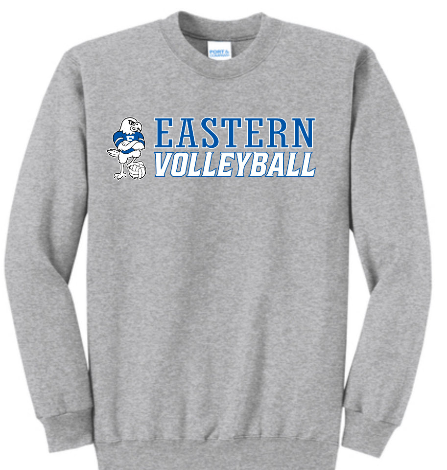 Eastern Volleyball Basic Crewneck Sweatshirt