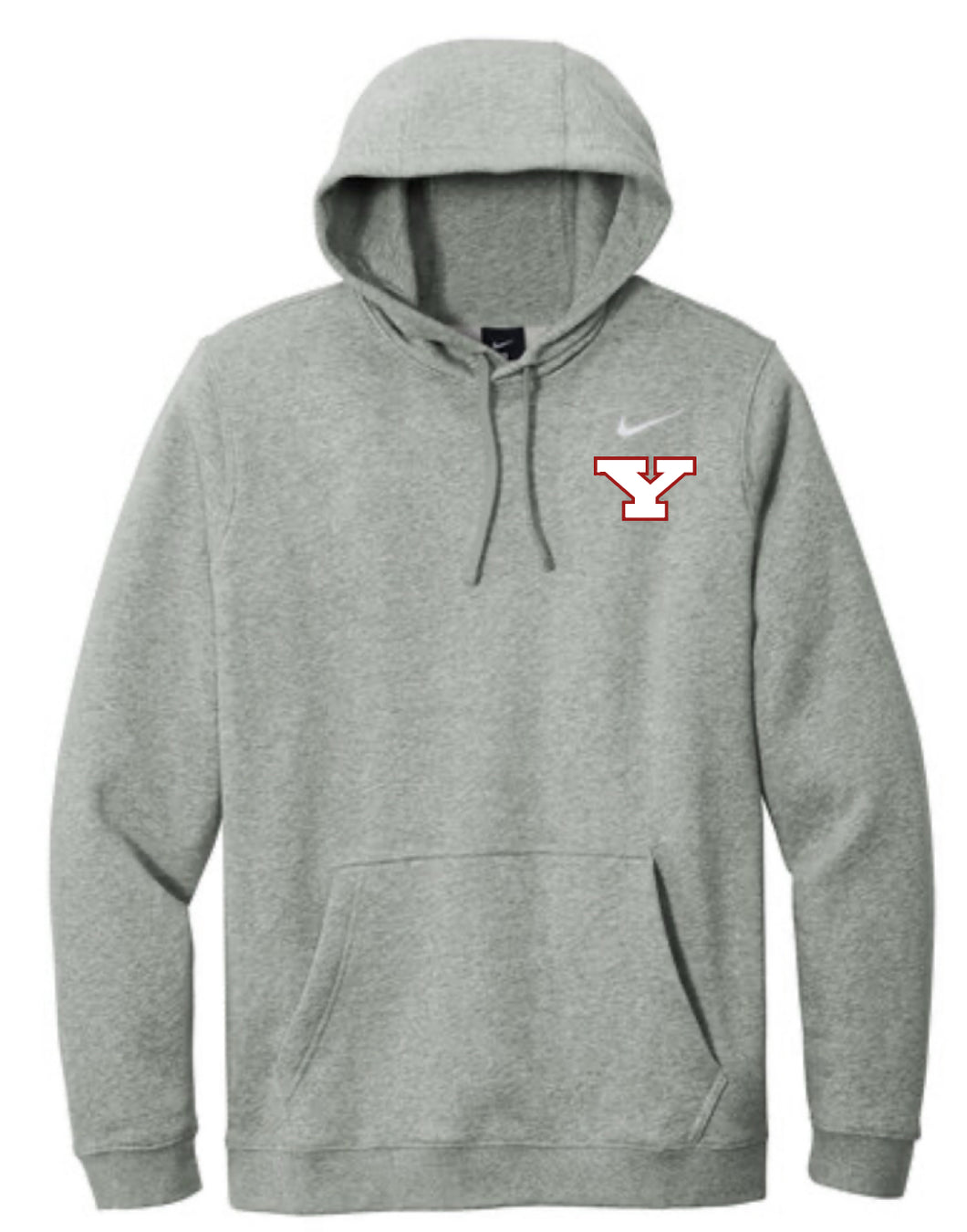 YSU EMBROIDERED Y Nike Hoodie **ADULT SIZES ONLY**