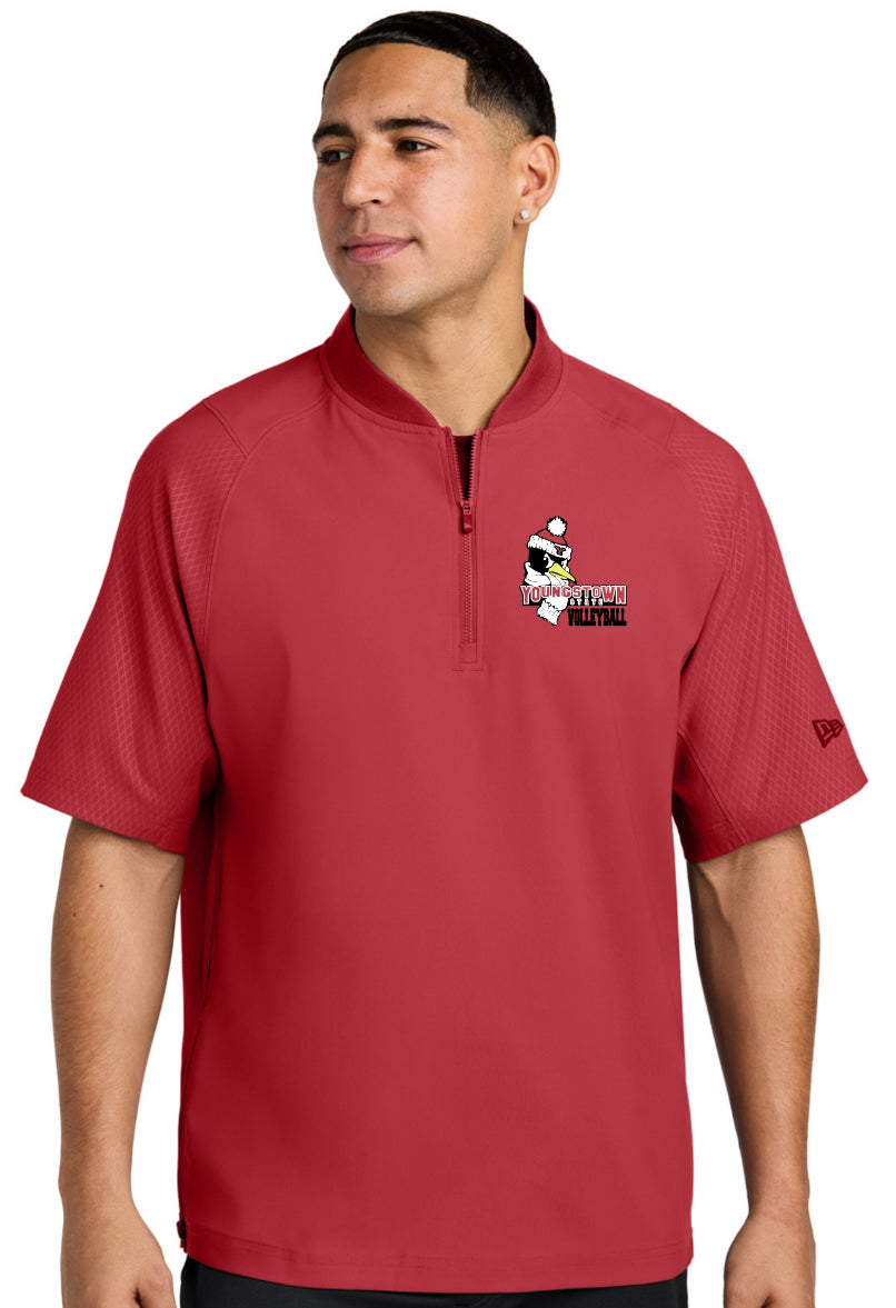 New Era short sleeve zip-up (Embroidered)