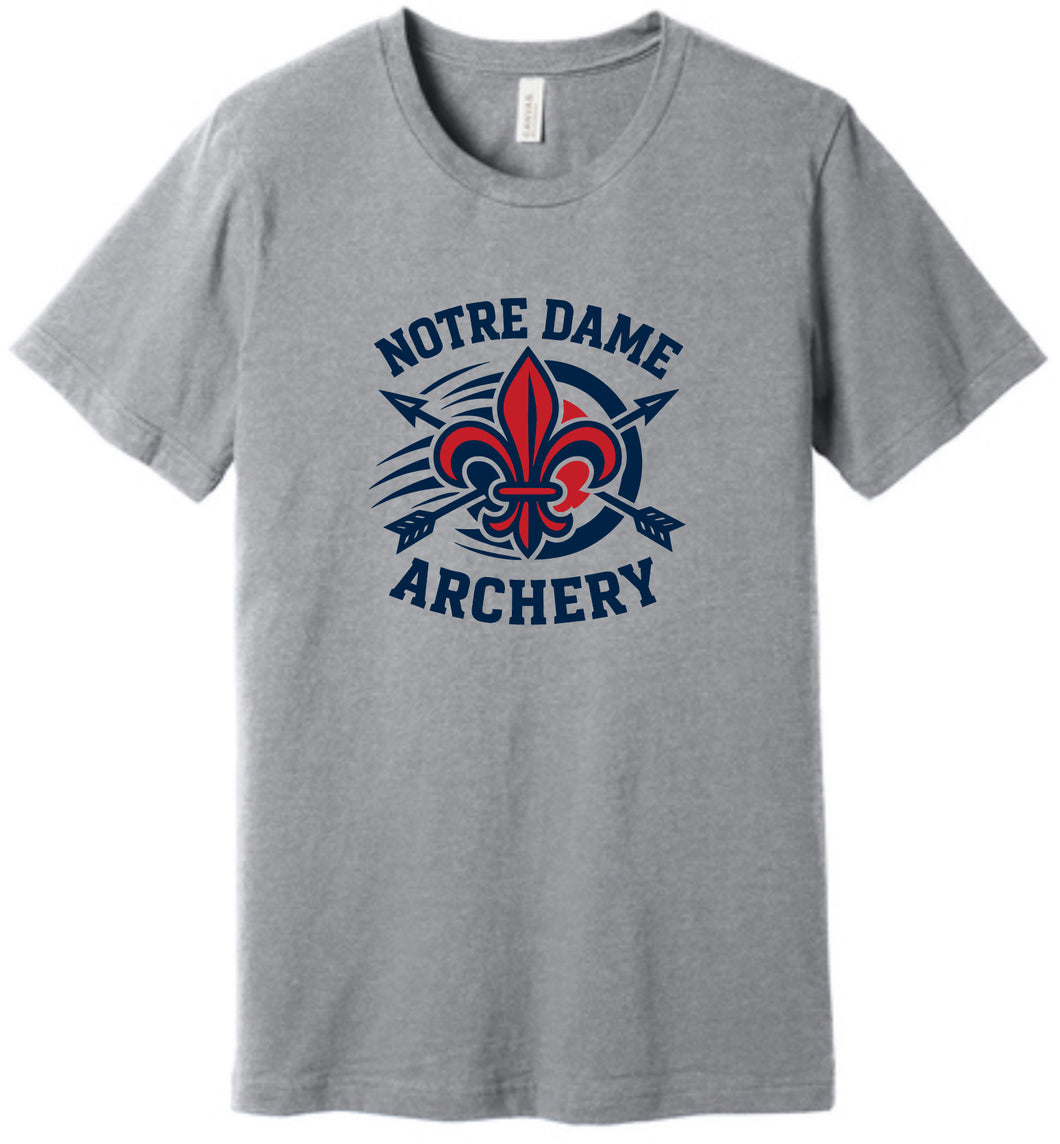 Notre Dame Archery Bella Canvas Tee