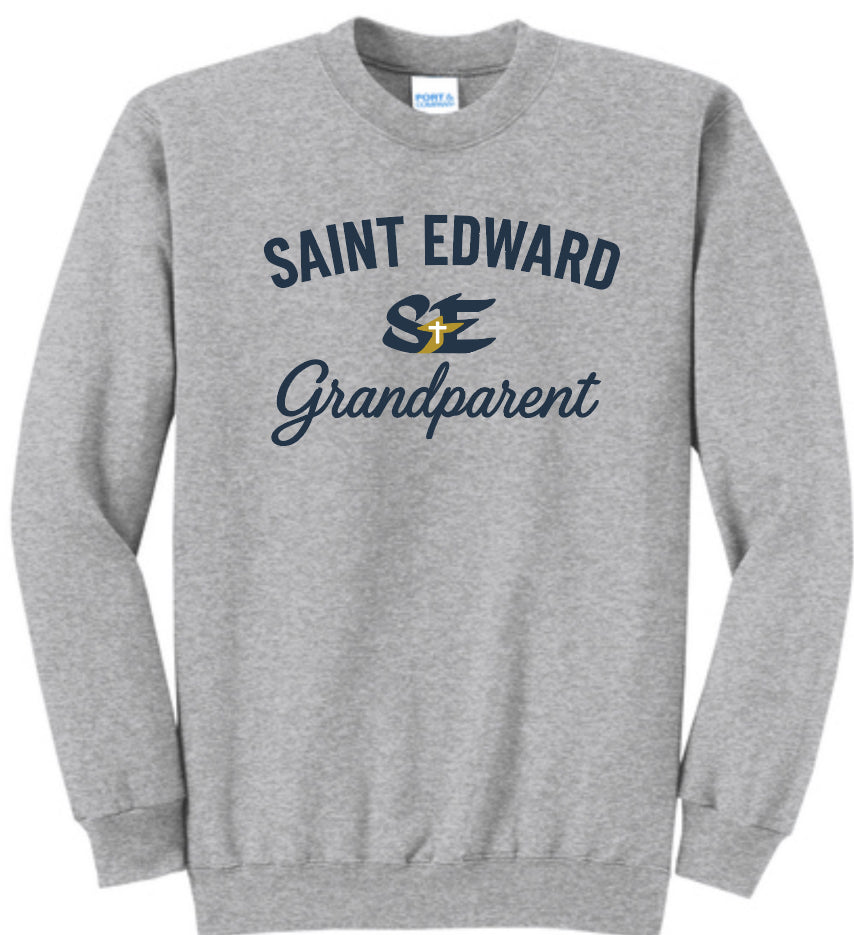 Saint Edward Grandparent Crewneck Sweatshirt