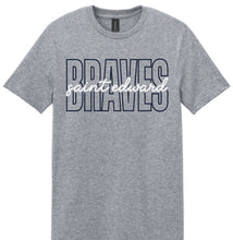 Load image into Gallery viewer, St. Edward Braves Block Tee
