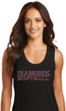 Load image into Gallery viewer, Diamonds Women’s Racerback Tank
