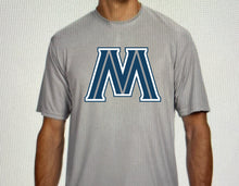 Load image into Gallery viewer, Gray Short Sleeve T &quot;Nova M&quot; Logo
